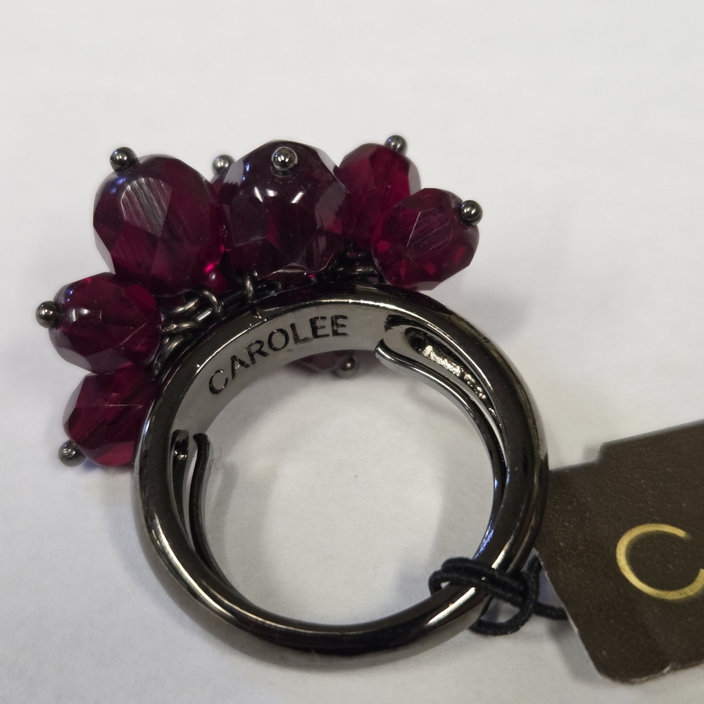 Carolee Garnet Colored Gem Ring